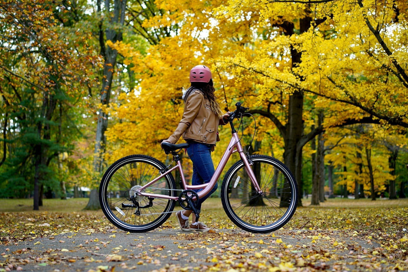 700c Haven® Harbor 8 Step Thru Commuter Hybrid Bike