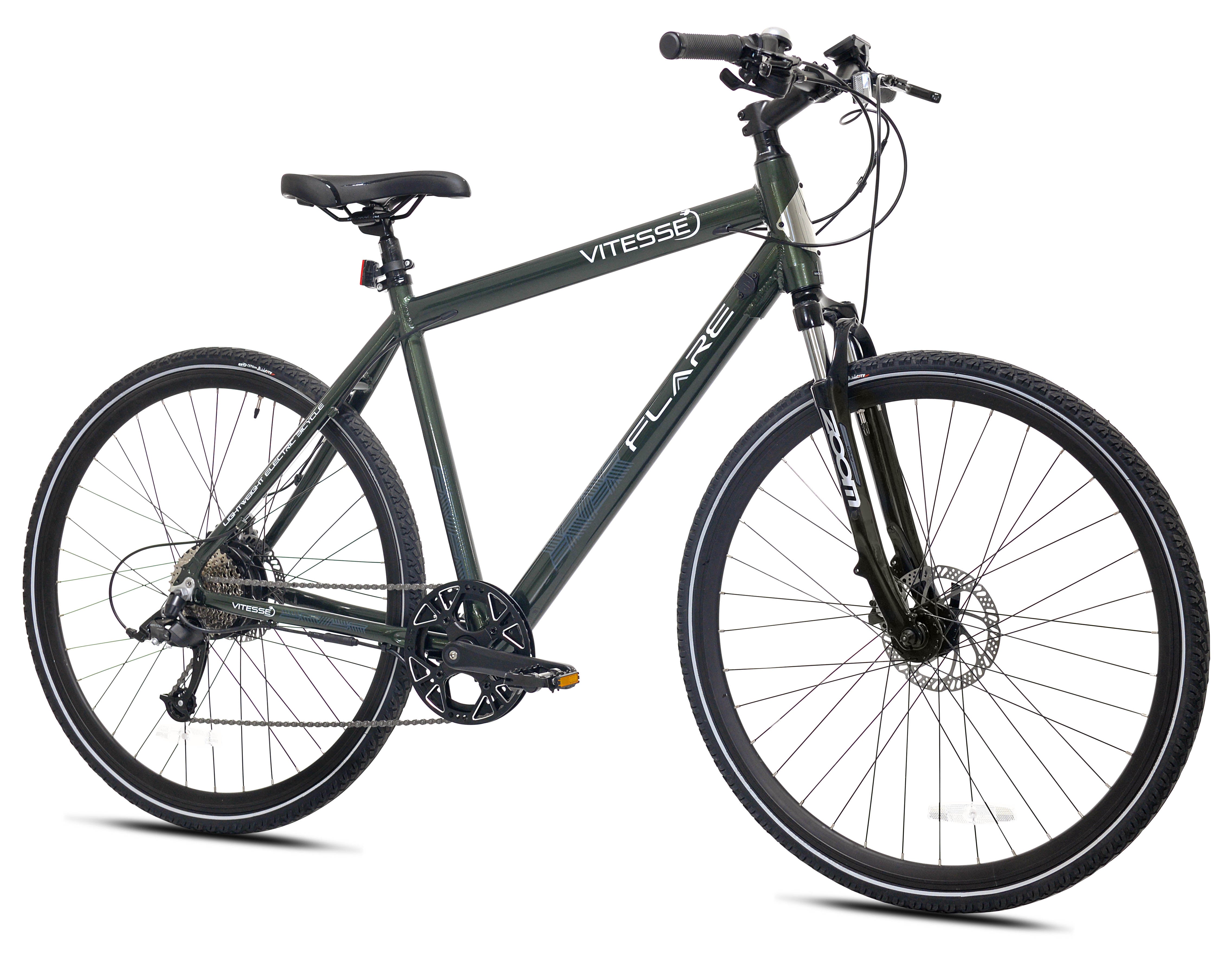 Mendham Bike Co. Discount Bikes 700c Vitesse Flare Electric Hybrid Bike Mendham Bicycle Co