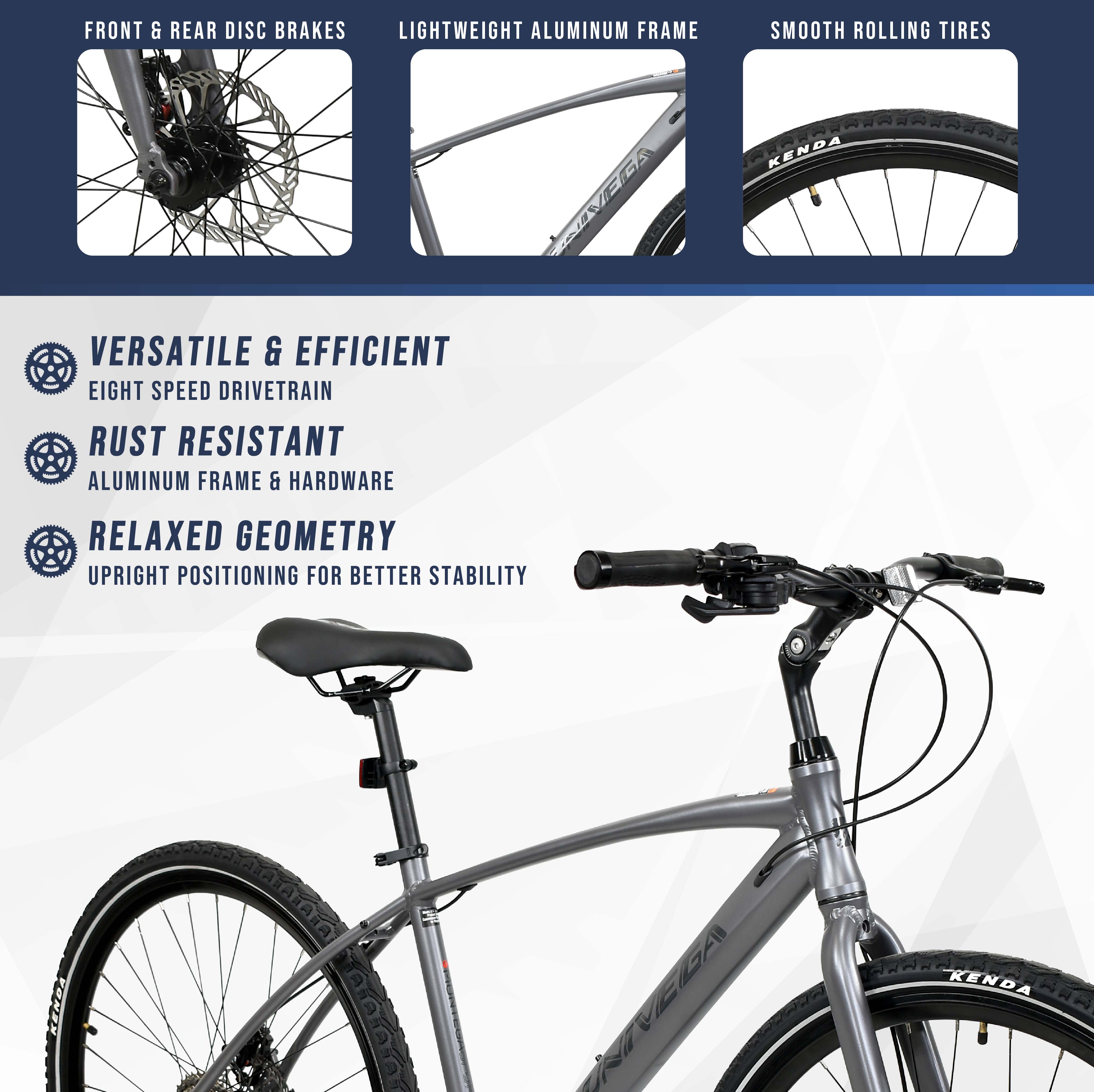 Mendham Bike Co. | Discount Bikes | 700c Univega® Montega Sport Men's Hybrid Bike for Ages 14+