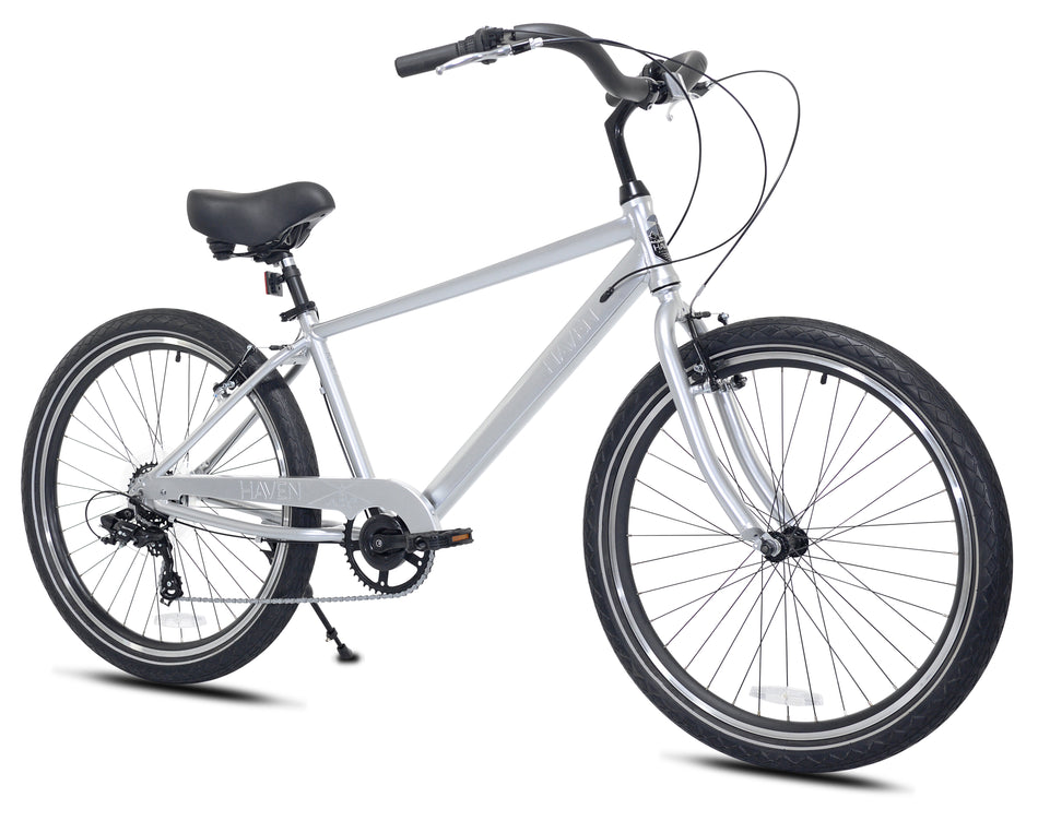 26" Haven Key 7 Step Over Bike, Silver