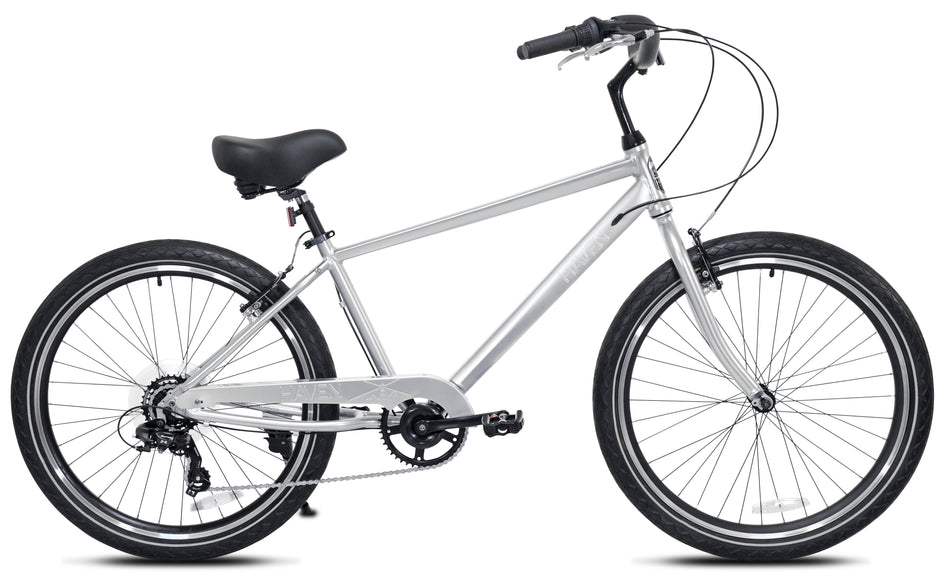 26" Haven Key 7 Step Over Bike, Silver