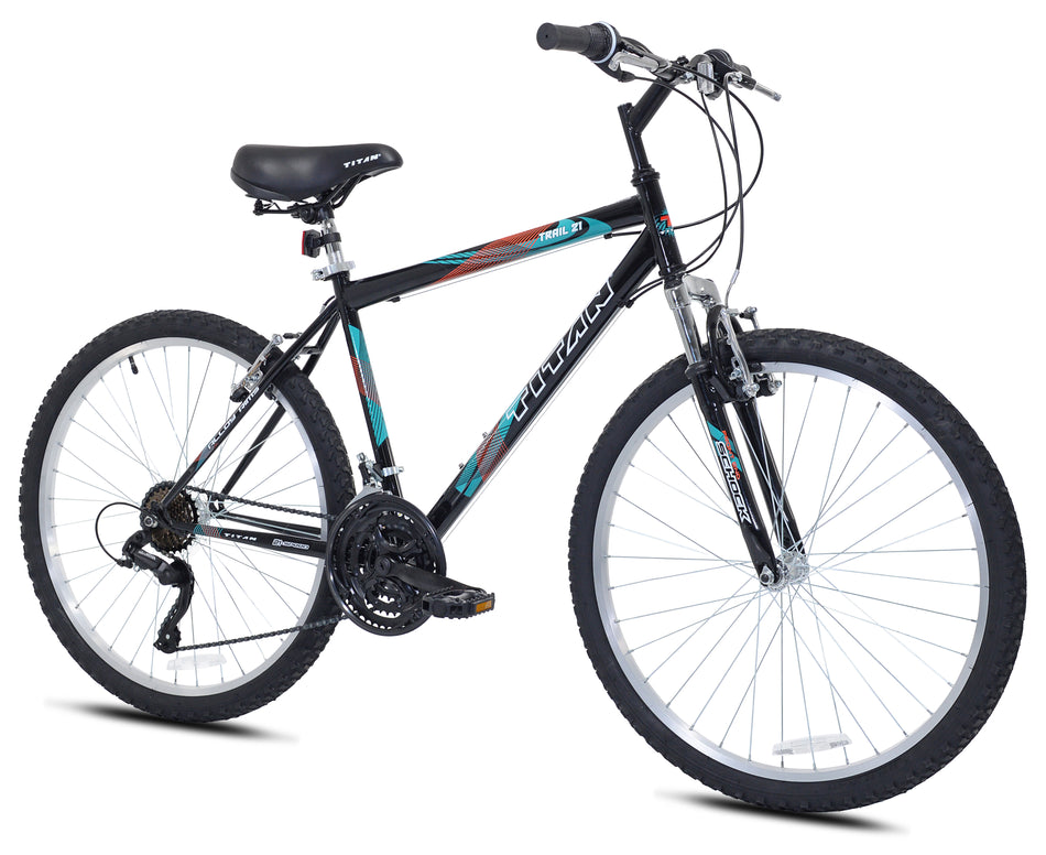 Mendham Bike Co. | Discount Bikes | 26" Titan Trail 21 Step Over Mountain Bike for Adults Ages 13+