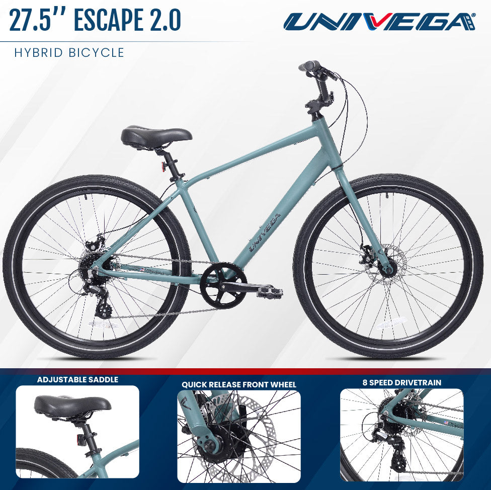 700C Univega USA Weekend Voyage 2.0 | Comfort / Hybrid Bike