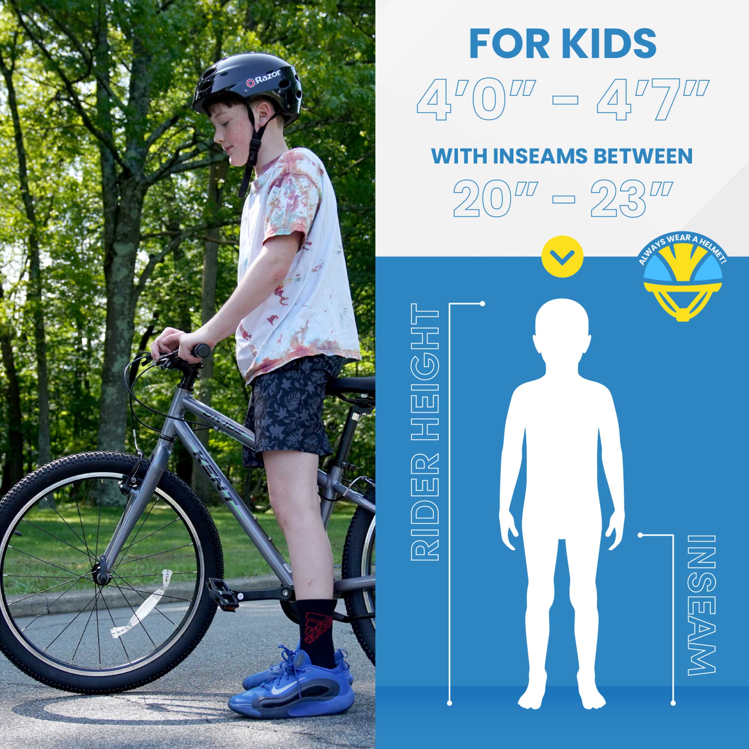 Mendham Bike Co. | Discount Bikes | 24" Kent Divide Mountain Bike for Kids Ages 8+