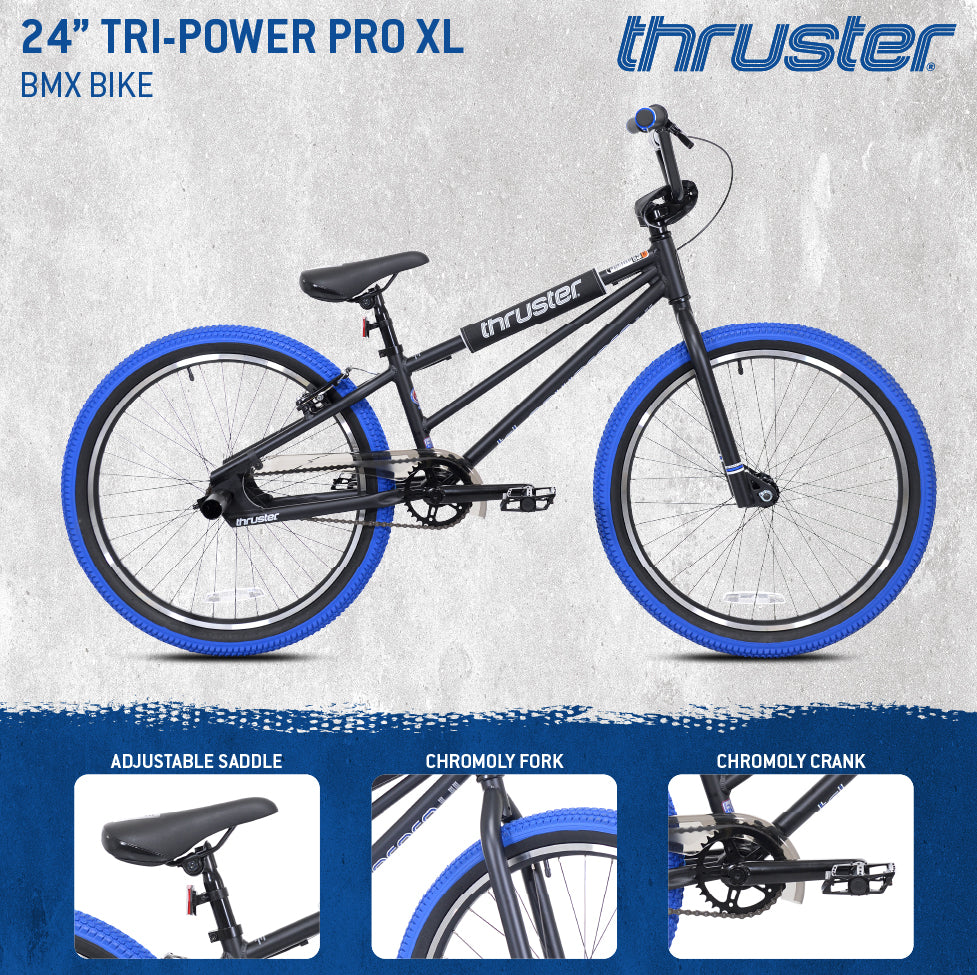 Mendham Bike Co. | Discount Bikes | 24" Thruster Tri-Power PRO XL BMX Bike