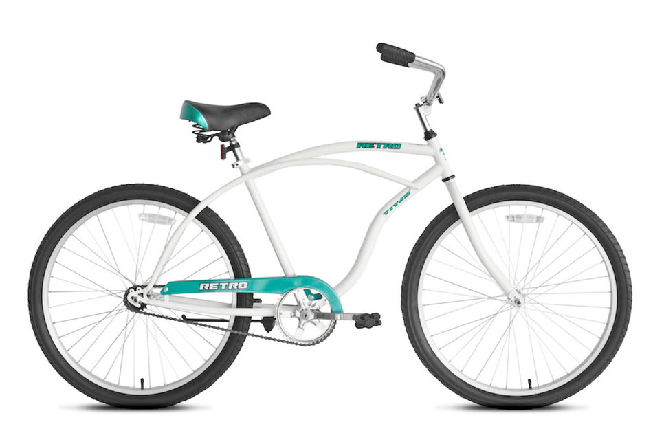 Mendham Bike Co. | Discount Bikes | 26" Titan Retro Beach Cruiser for Adults Ages 13+