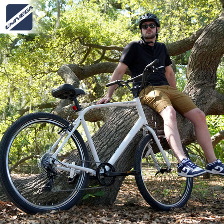 Mendham Bike Co. | Discount Bikes | 27.5" Univega Carisma Men's Comfort Hybrid Bike for Adults Ages 14+