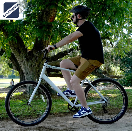 Mendham Bike Co. | Discount Bikes | 27.5" Univega Carisma Men's Comfort Hybrid Bike for Adults Ages 14+