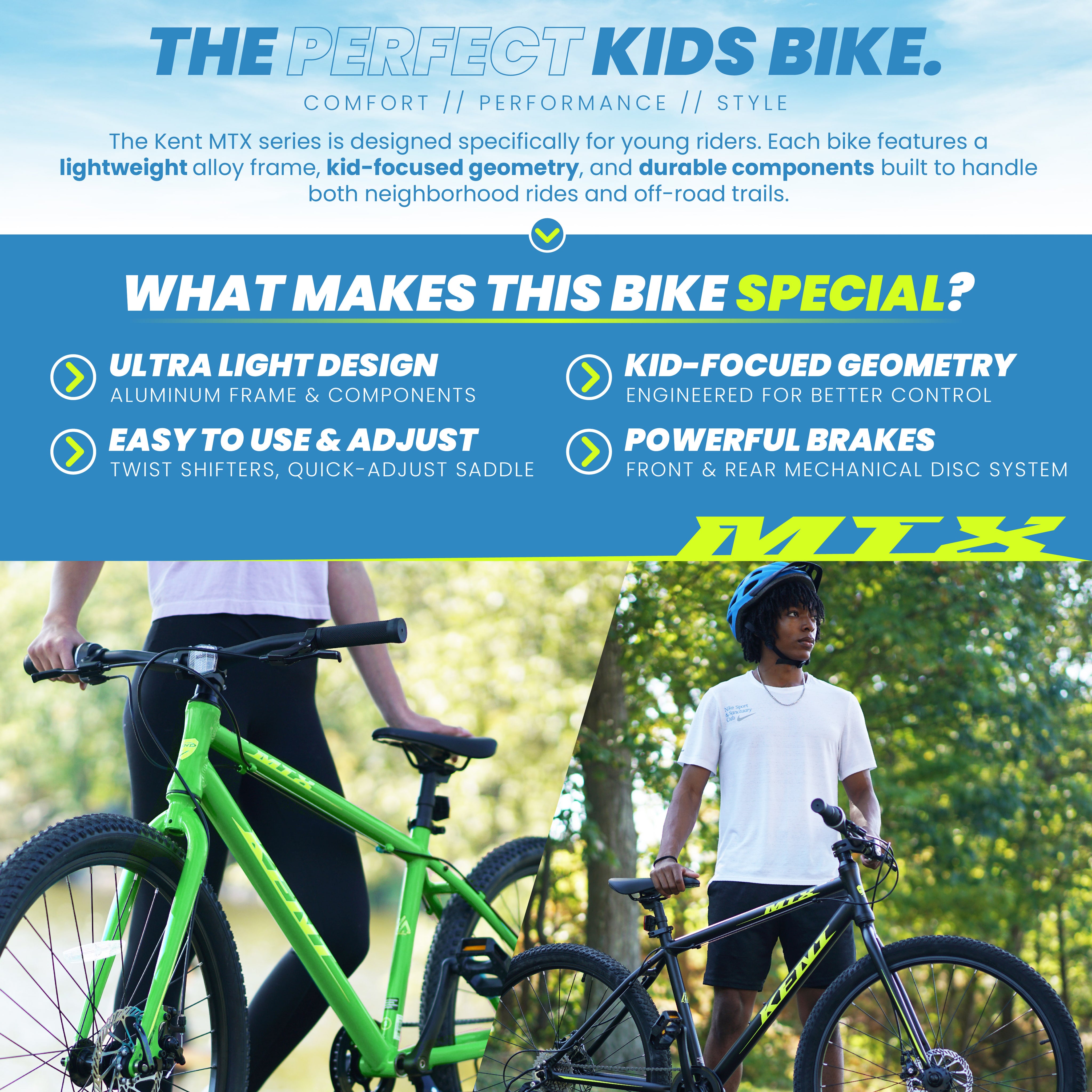 Mendham Bike Co. | Discount Bikes | 27.5" Kent MTX Mountain Bike for Ages 14+