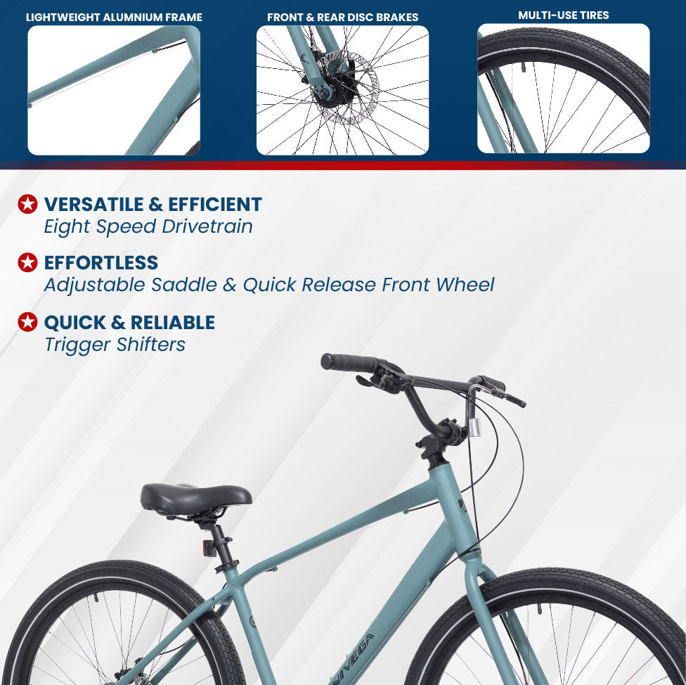 27.5" Univega USA Weekend Escape 2.0 | Comfort / Hybrid Bike