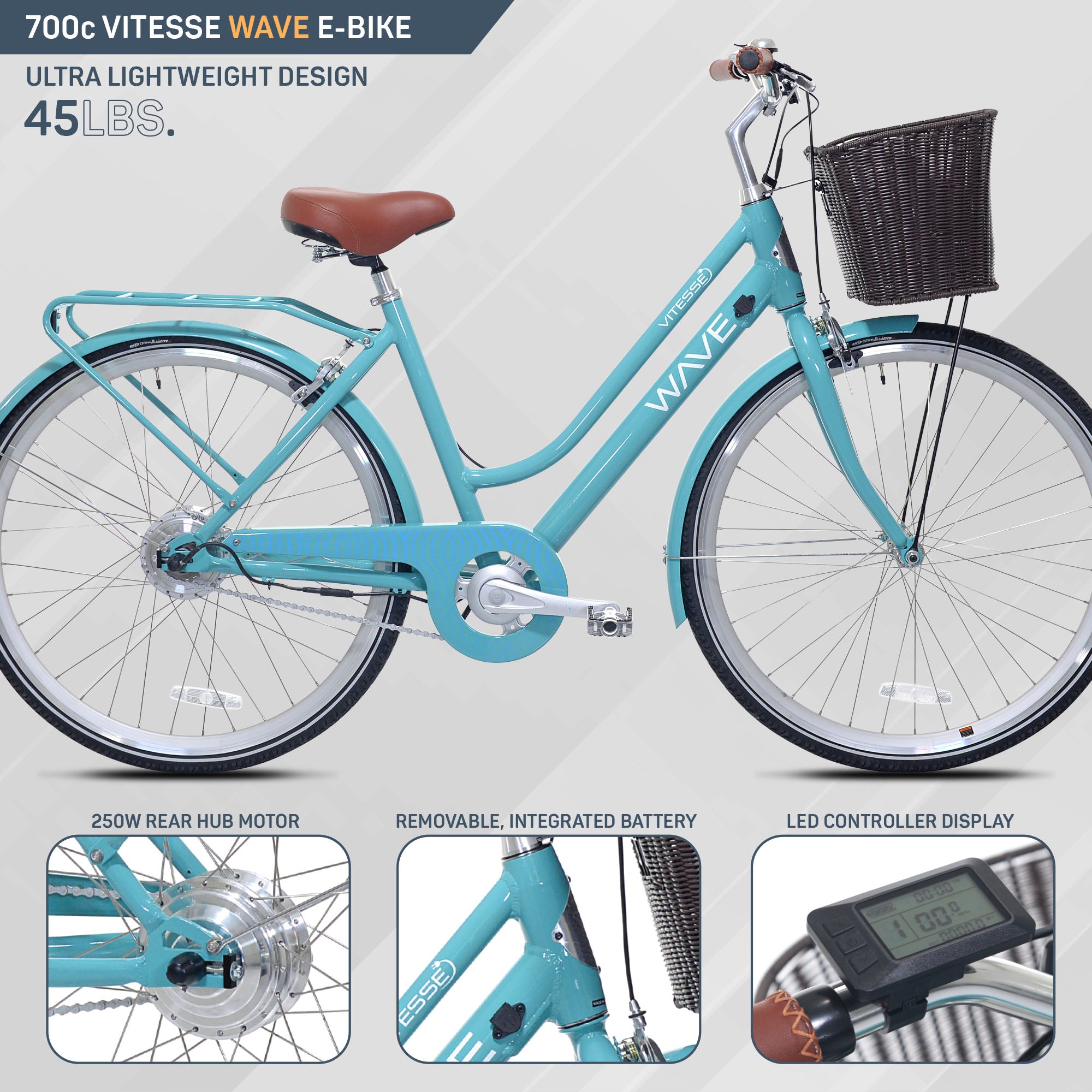 Vitesse wave electric bike sale