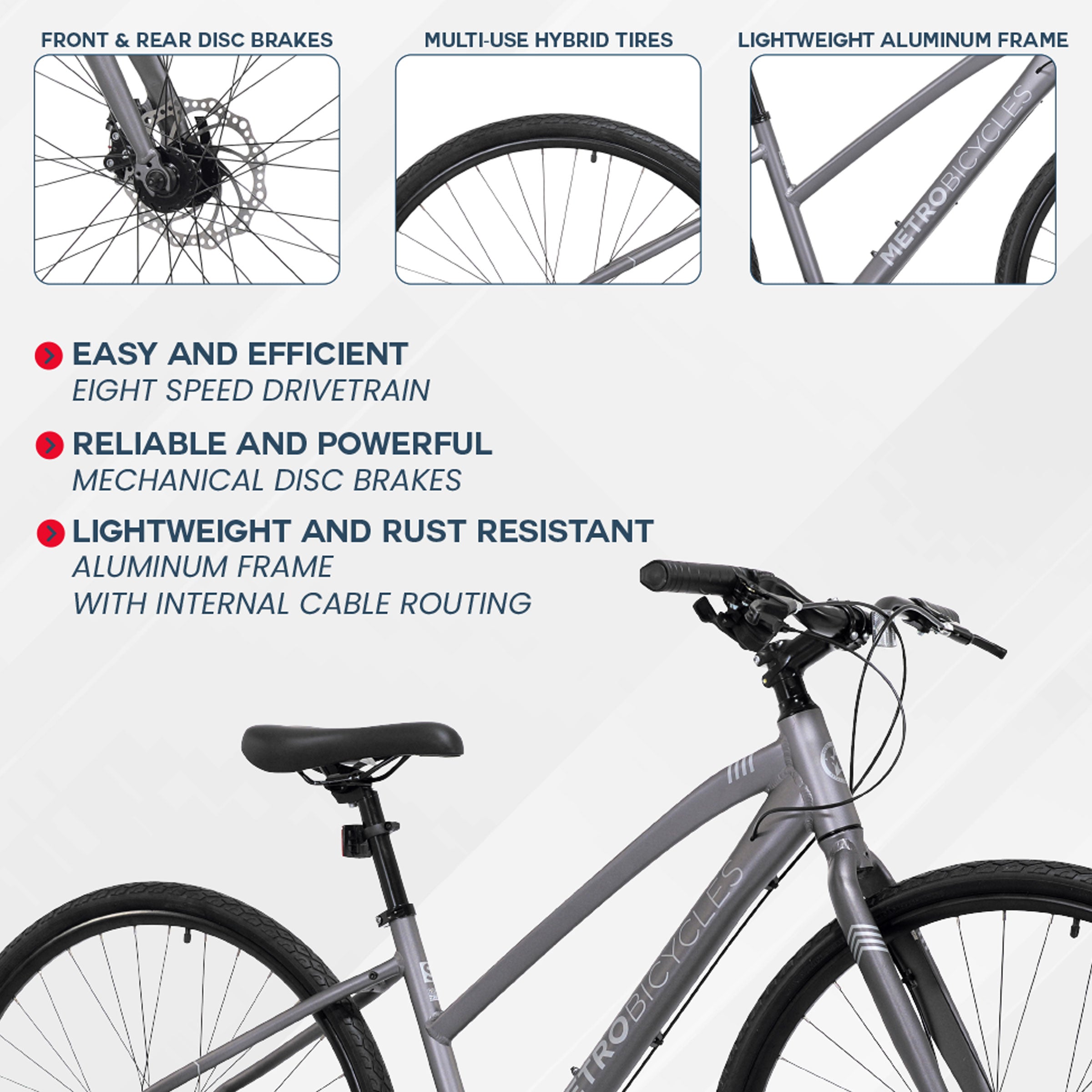 Mendham Bike Co. | Discount Bikes | 700c METRO Bicycles H1