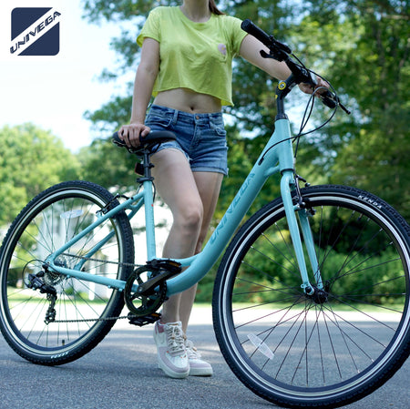 Mendham Bike Co. | Discount Bikes | 700c Univega Montega Women's Comfort Hybrid Bike for Adults Ages 14+