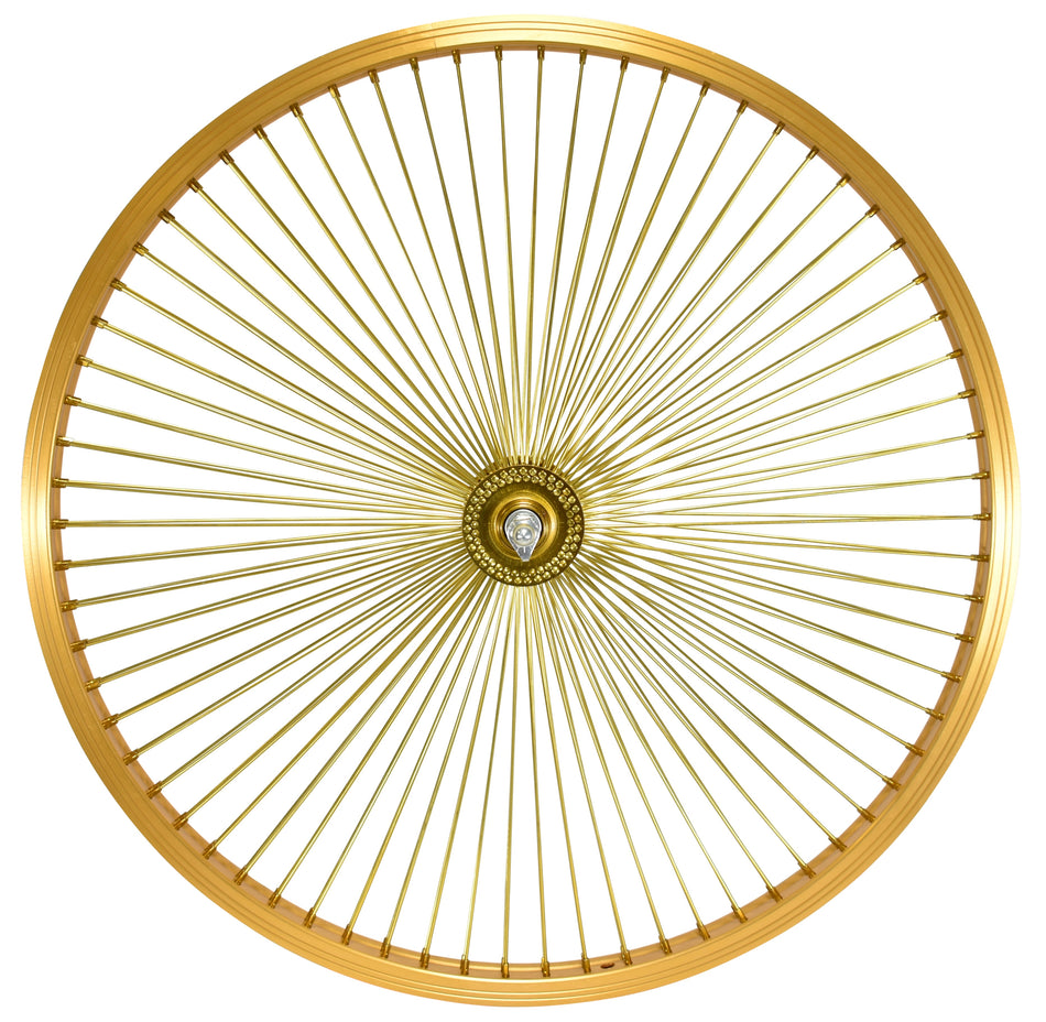 Mendham Bike Co. | Discount Bikes | 26" Villy Custom 140 Spoke Gold Alloy Wheelset