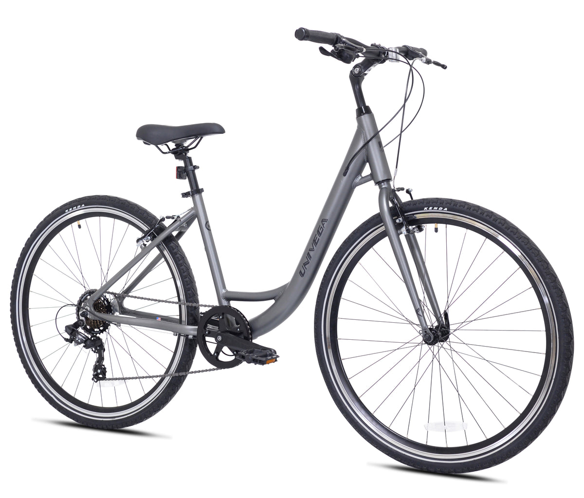 univega usa electric bicycles 700c Univega-USA Weekend Voyage 1.0, Gloss Pearl White / Small